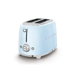Smeg Toaster 2 Tranches Bleu Azur 950 W TSF01PBEU -Maison Cuisine 701002 2 1 Toaster 2 tranches bleu azur 950 W TSF01PBEU Smeg