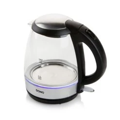 Domo Bouilloire En Verre Led Bleu 2200 W
