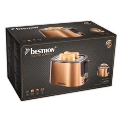Bestron Grille-pain 2 Tranches 1000 W Coloris Cuivre 9 Bestron Grille-pain 2 Tranches 1000 W Coloris Cuivre -Maison Cuisine 702102 4 1 Grille pain 2 tranches 1000 W coloris cuivre Bestron
