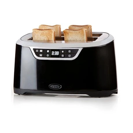 Boretti Grille Pain Extralarge 2 Tranches 1600 W B300 1 Boretti Grille Pain Extralarge 2 Tranches 1600 W B300