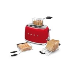 Smeg Toaster 2 Fentes Rouge 950 W TSF01RDEU -Maison Cuisine 70281 3 5 Toaster 2 fentes rouge 950 W TSF01RDEU Smeg