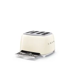 Smeg Toaster 4 Fentes Crème 2000 W TSF03CREU -Maison Cuisine 70282 3 8 Toaster 4 fentes creme 2000 W TSF03CREU Smeg