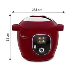 Moulinex Multicuiseur électrique Intelligent Cookéo 6 L 1600 W Rouge -Maison Cuisine 711015 3 1 Multicuiseur electrique intelligent Cookeo 6 L 1600 W rouge Moulinex