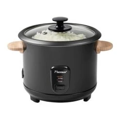 Bestron Cuiseur à Riz 1,8L Poignées Bambou