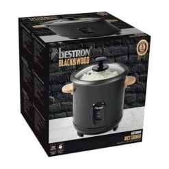 Bestron Cuiseur à Riz 1,8L Poignées Bambou -Maison Cuisine 713014 4 1 Cuiseur a riz 1 8L poignees bambou Bestron