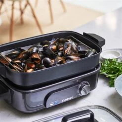 Cuisinart Multicuiseur électrique Cooking 4,7 L 1400 W Bleu Nuit 7 Cuisinart Multicuiseur électrique Cooking 4,7 L 1400 W Bleu Nuit -Maison Cuisine 713018 3 3 Multicuiseur electrique Cooking 4 7 L 1400 W bleu nuit Cuisinart