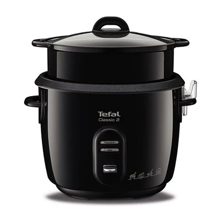 Tefal Cuiseur à Riz Classic 2 Noir Metallisé 5 L RK103811 1 Tefal Cuiseur à Riz Classic 2 Noir Metallisé 5 L RK103811