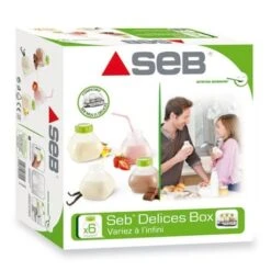 Délice Box Avec 6 Bouteilles Pour Yaourts à Boire XF102000 -Maison Cuisine 71945 2 7 Delice box avec 6 bouteilles pour yaourts a boire XF102000 Seb