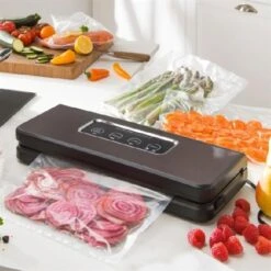 Appareil à Emballer Sous Vide Inox Brossé 37 Cm 150 W KCPSV60S -Maison Cuisine 720005 4 4 Appareil a emballer sous vide inox brosse 37 cm 150 W KCPSV60S Mathon par Kitchen Chef Professional