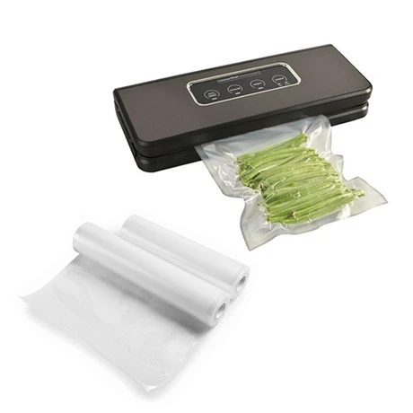 Lot Appareil à Emballer Sous Vide Inox Brossé KCPSV60S Et 2 Rouleaux De Sachets à Découper 1 Lot Appareil à Emballer Sous Vide Inox Brossé KCPSV60S Et 2 Rouleaux De Sachets à Découper