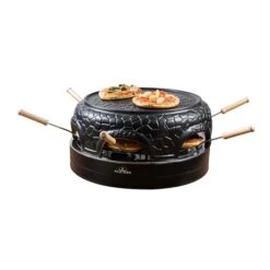 Bestron Four à Pizza électrique 6 Personnes Pizzetteria 860 W Noir