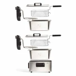 LIVOO Friteuse Double 2 X 3 L Inox DOC217 -Maison Cuisine 758001 3 2 Friteuse double 2 x 3 L inox DOC217 Livoo
