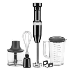 Mixeur Plongeant 5 Vitesses 180 W Noir Onyx Kitchenaid 5KHBV83EOB