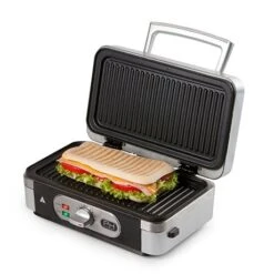 Domo Appareil 3 En 1 Grill, Gaufrier Et Croque-monsieur 30 Cm 1000 W DO9136C -Maison Cuisine 760233 3 3 Appareil 3 en 1 grill gaufrier et croque monsieur 30 cm 1000 W DO9136C Domo