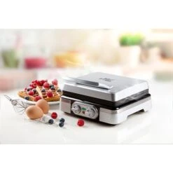 Domo Gaufrier En Métal Plaques Antiadhérentes 1400 W DO9149W -Maison Cuisine 760279 4 1 Gaufrier en metal plaques antiadherentes 1400 W DO9149W Domo