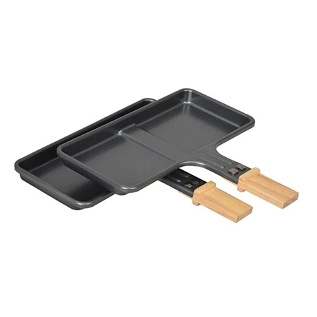 Appareil à Raclette Bamboo 8 Poêlons Et 2 Double Poêlons 1500 W KCWOOD.8.MAXI 3 Appareil à Raclette Bamboo 8 Poêlons Et 2 Double Poêlons 1500 W KCWOOD.8.MAXI – Image 3
