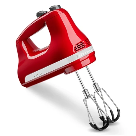 KitchenAid Batteur à Main électrique 6 Vitesses 60 W Rouge Empire 5KHM6118EER 1 KitchenAid Batteur à Main électrique 6 Vitesses 60 W Rouge Empire 5KHM6118EER