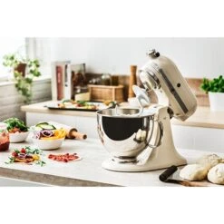 KitchenAid Robot Artisan Crème 5KSM175PS Avec Accessoires Supplémentaires -Maison Cuisine 761003 3 6 Robot artisan creme 5KSM175PS avec accessoires supplementaires Kitchenaid