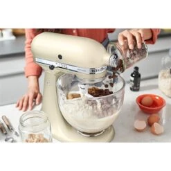 KitchenAid Robot Artisan Crème 5KSM175PS Avec Accessoires Supplémentaires -Maison Cuisine 761003 4 6 Robot artisan creme 5KSM175PS avec accessoires supplementaires Kitchenaid
