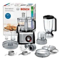 Bosch Robot De Cuisine MultiTalent 8 Noir Inox MC812M844 1250 W -Maison Cuisine 761028 4 1 Robot de cuisine MultiTalent 8 noir inox MC812M844 1250 W Bosch
