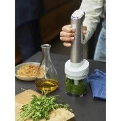 Cuisinart Mixeur Plongeant Argenté Sans Fil 3 En 1 RHB100E -Maison Cuisine 761053 3 2 Mixeur plongeant argente sans fil 3 en 1 RHB100E Cuisinart