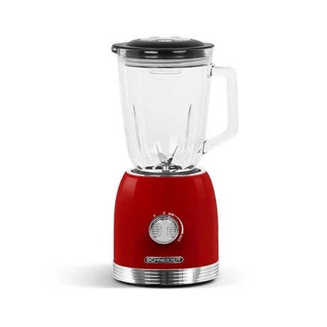 Schneider® Blender Vintage 1,5 L 800 W SCBL15R Rouge 1 Schneider® Blender Vintage 1,5 L 800 W SCBL15R Rouge