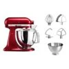 KitchenAid Robot Pâtissier Artisan à Tête Inclinable 4,8 L 300 W Rouge Pomme D'amour 5KSM175PSECA