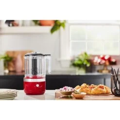 KitchenAid Hachoir électrique Sans Fil 2 Vitesses 1,18 L Rouge Empire 5KFCB519EER -Maison Cuisine 761096 2 1 Hachoir electrique sans fil 2 vitesses 1 18 L rouge empire 5KFCB519EER Kitchenaid