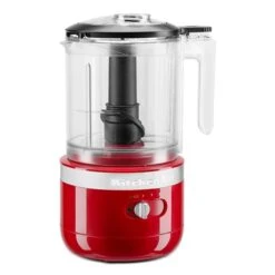 KitchenAid Hachoir électrique Sans Fil 2 Vitesses 1,18 L Rouge Empire 5KFCB519EER -Maison Cuisine 761096 3 1 Hachoir electrique sans fil 2 vitesses 1 18 L rouge empire 5KFCB519EER Kitchenaid