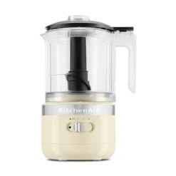 KitchenAid Hachoir électrique 2 Vitesses Sans Fil 1,18 L Crème 5KFCB519EAC -Maison Cuisine 761098 3 1 Hachoir electrique 2 vitesses sans fil 1 18 L creme 5KFCB519EAC Kitchenaid