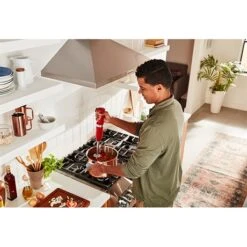 KitchenAid Mixeur Plongeant Sans Fil Rouge Empire 5KHBBV53EER -Maison Cuisine 761120 4 1 Mixeur plongeant sans fil rouge empire 5KHBBV53EER Kitchenaid