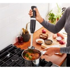 KitchenAid Mixeur Plongeant Sans Fil Noir 5KHBBV53EBM -Maison Cuisine 761121 3 1 Mixeur plongeant sans fil noir 5KHBBV53EBM Kitchenaid