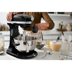 KitchenAid Robot Pâtissier Multifonction Avec Crémaillère Artisan Noir Onyx 500 W 5KSM7580XEOB -Maison Cuisine 76122 4 8 Robot patissier multifonction avec cremaillere Artisan noir onyx 500 W 5KSM7580XEOB Kitchenaid