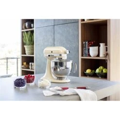KitchenAid Robot Pâtissier Multifonction Artisan Crème 300 W 5KSM125EAC -Maison Cuisine 76192 2 6 Robot patissier multifonction Artisan creme 300 W 5KSM125EAC Kitchenaid