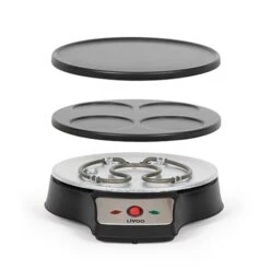 LIVOO Crêpière 2 En 1 - Crêpes Et Pancakes 1000 W DOC143 9 LIVOO Crêpière 2 En 1 - Crêpes Et Pancakes 1000 W DOC143 -Maison Cuisine 780059 4 3 Crepiere 2 en 1 Crepes et Pancakes 1000 W DOC143 Livoo