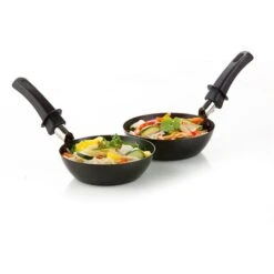 Domo Gourmet-Set Wok Grill Et Crêpes 1000 W DO8712W -Maison Cuisine 780185 3 3 Gourmet Set wok grill et crepes 1000 W DO8712W Domo