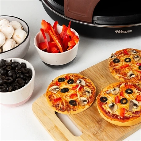 Tristar Pizza Festa - 4 Personnes 900 W PZ-9154 5 Tristar Pizza Festa - 4 Personnes 900 W PZ-9154 – Image 5