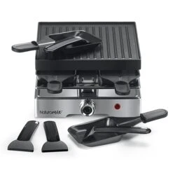Appareil Raclette-gril électrique 4 Poêlons 750 W