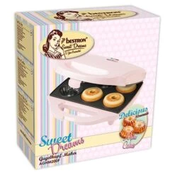 Bestron Appareil 6 Gâteaux Kougelhopf 900 W Sweet Dreams Rose 8 Bestron Appareil 6 Gâteaux Kougelhopf 900 W Sweet Dreams Rose -Maison Cuisine 780263 3 1 Appareil 6 gateaux Kougelhopf 900 W Sweet Dreams rose Bestron