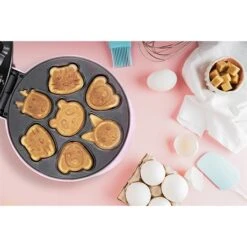 Bestron Mini Gaufrier 7 Animaux 700 W Sweet Dreams Rose -Maison Cuisine 780266 2 1 Mini gaufrier 7 animaux 700 W Sweet Dreams rose Bestron