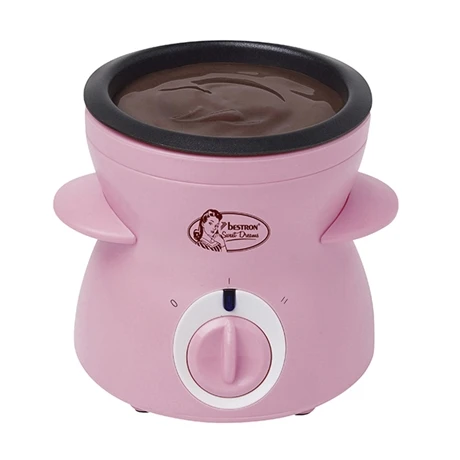 Bestron Fondue Au Chocolat Compact 25 W Sweet Dreams Rose 1 Bestron Fondue Au Chocolat Compact 25 W Sweet Dreams Rose