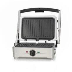 Cuisinart Gril Multifonctions électrique 3 En 1 Gril Gaufre Et Omelette 1000 W Gris Perle