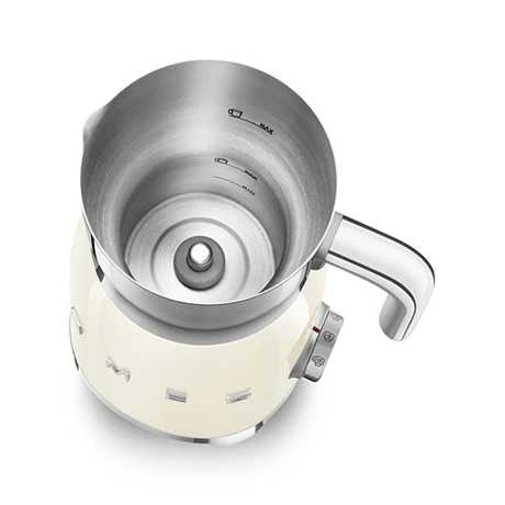 Smeg Chocolatière Et Mousseur De Lait Crème MFF11CREU 4 Smeg Chocolatière Et Mousseur De Lait Crème MFF11CREU – Image 4