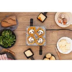 LIVOO Appareil à Raclette 4 Personnes 600 W -Maison Cuisine 784002 3 2 Appareil a raclette 4 personnes 600 W Livoo