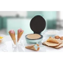 Set Gaufrier à Cornet 700 W Sweet Dreams Et Cuillère à Glace Eutectique 6 Set Gaufrier à Cornet 700 W Sweet Dreams Et Cuillère à Glace Eutectique -Maison Cuisine 789019 2 1 Set gaufrier a cornet 700 W Sweet Dreams et cuillere a glace eutectique