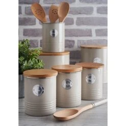 Typhoon Boîte à Thé 1 L Grise -Maison Cuisine 880040 3 3 Boite a the 1 L grise Typhoon